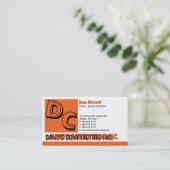 標準的な名刺のデザイン2 名刺 (スタンド正面)