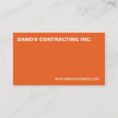 標準的な名刺のデザイン2 名刺 (裏面)