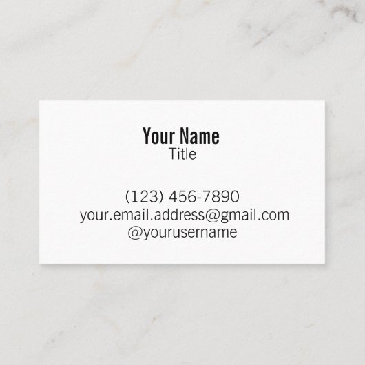 標準的な名刺の~の日米の友情 名刺 (裏面)