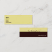 標準的な名刺 スキニー名刺 (正面/裏面)