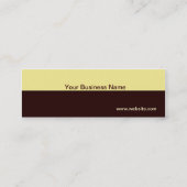 標準的な名刺 スキニー名刺 (裏面)