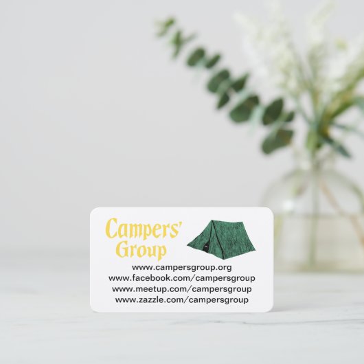 標準的な名刺 名刺 (スタンド正面)