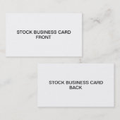 標準的な名刺 名刺 (正面/裏面)