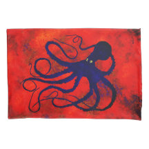 標準的な枕カバーの赤セットのタコ