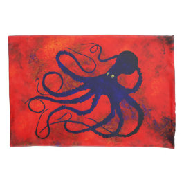 標準的な枕カバーの赤セットのタコ 枕カバー