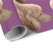 標準的な赤いプードル ラッピングペーパー (ロールコーナー)