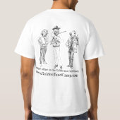 標準的な金ヒキガエルのキャンプの上 Tシャツ (裏面)