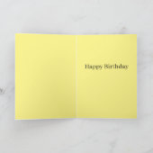 標準的な12.7cm×17.8cmの折りたたみ式グリーティングカード カード (内部)