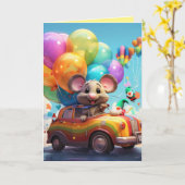 標準的な12.7cm×17.8cmの折りたたみ式グリーティングカード カード (黄色い花)