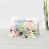 標準的な、12.7 cm x 17.8 cm 折りたたみ式グリーティングカード カード (正面)