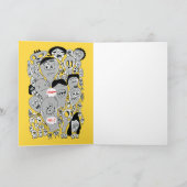 標準的な、12.7 cm x 17.8 cm 折りたたみ式グリーティングカード カード (内部)