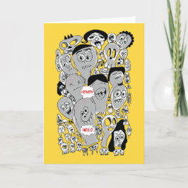 標準的な、12.7 cm x 17.8 cm 折りたたみ式グリーティングカード カード