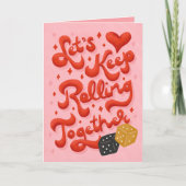 標準的な、12.7 cm x 17.8 cm 折りたたみ式グリーティングカード カード (正面)