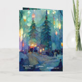 標準的な、5" x 7" の折りたたみ式グリーティングカード カード (裏面)