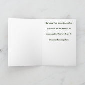 標準的な、5" x 7" の折りたたみ式グリーティングカード カード (内部)