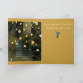 標準的な、5" x 7" の折りたたみ式グリーティングカード カード (内部)