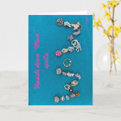 標準的な、5" x 7" の折りたたみ式グリーティングカード カード (黄色い花)