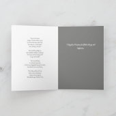 標準的な、5" x 7" の折りたたみ式ホリデーカード シーズンカード (内部)