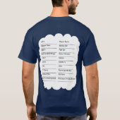 標準的なTシャツ Tシャツ (裏面)