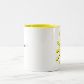 標準的なWoodsball - mySplat.com ツートーンマグカップ (中央)