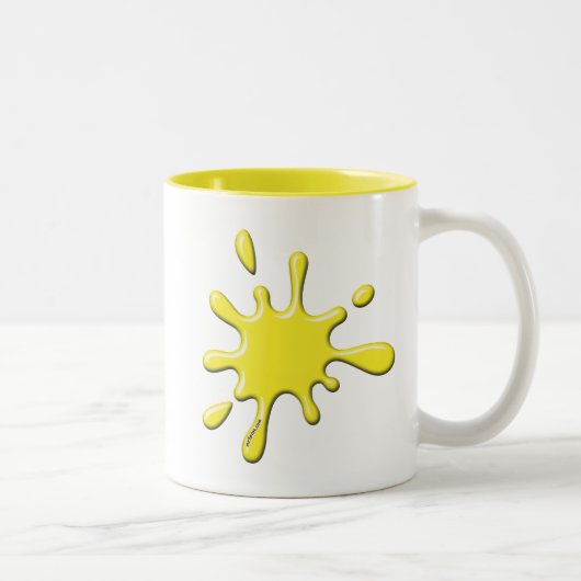 標準的なWoodsball - mySplat.com ツートーンマグカップ (右)