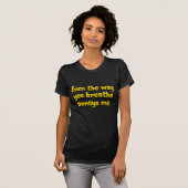標準私を悩ます停止 Tシャツ (正面フル)