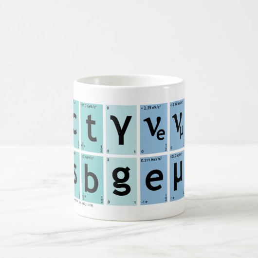 標準素粒子物理学 コーヒーマグカップ (中央)