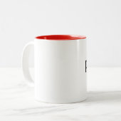 標準茶ティーカップ ツートーンマグカップ (正面左)