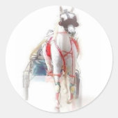 標準馬 ラウンドシール (正面)