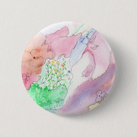 標準2 1/4"デザインの円形ボタン 缶バッジ (正面)