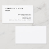 標準、シンプル名刺 名刺 (正面/裏面)