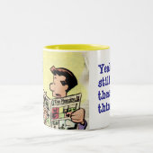 "標準"日曜日Funniesのマグ ツートーンマグカップ (中央)