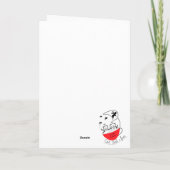 標準、12.7 cm x 17.8 cm折り畳みホリデーカード シーズンカード (裏面)