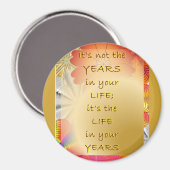 標準、2 1/4インチ円磁石 マグネット (正面/裏面)