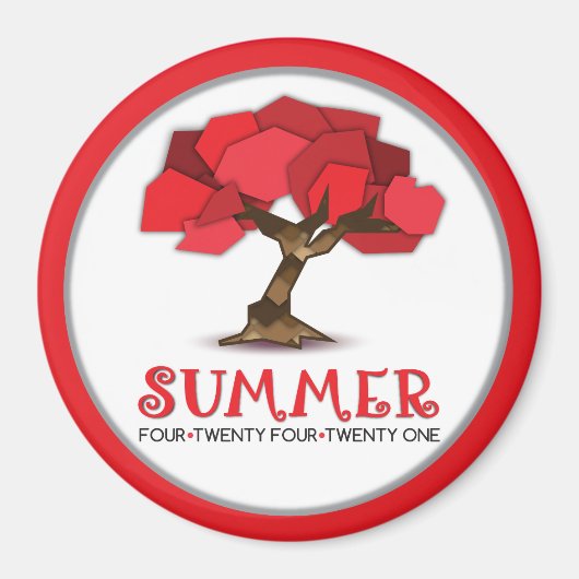 標準、2 1/4インチ円磁石 マグネット (正面)