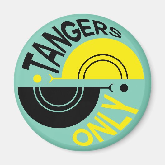 標準、2 1/4インチ円磁石 マグネット (正面)