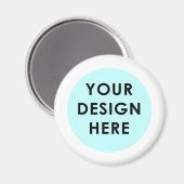 標準、2 1/4インチ円磁石 マグネット (正面/裏面)