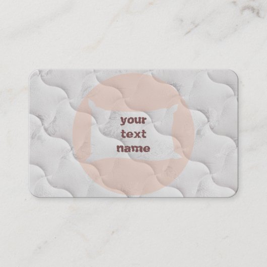 標準、3.5インチx 2.0インチビジネスカードソフトマットレス 名刺 (正面)