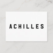 標準、3.5インチx 2.0インチビジネスカードフライヤーフォトPr 名刺 (裏面)