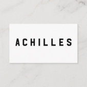 標準、3.5インチx 2.0インチビジネスカードフライヤー エンクロージャーカード (裏面)