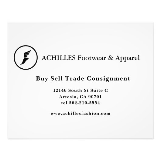 標準、3.5インチx 2.0インチビジネスカードフライヤー フォトプリント            (正面)