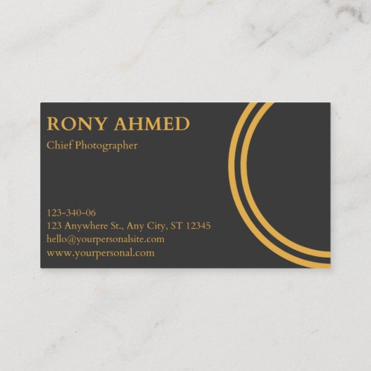 標準、3.5インチx 2.0インチプロフェッショナル名刺 名刺 (裏面)