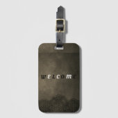 標準、3.5インチx 2.0インチ名刺ラゲージタグ ラゲッジタグ (正面縦)