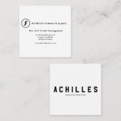 標準、3.5インチx 2.0インチ名刺 コーリングカード (正面/裏面)