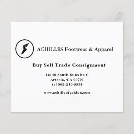 標準、3.5インチx 2.0インチ名刺 チラシ