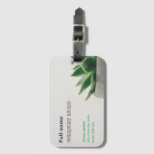 標準、3.5インチx 2.0インチ名刺 ラゲッジタグ (正面縦)