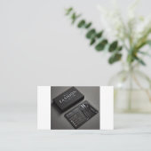 標準、3.5インチx 2.0インチ名刺 名刺 (スタンド正面)