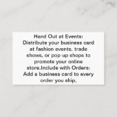 標準、3.5インチx 2.0インチ名刺 名刺 (裏面)