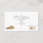 標準、3.5インチx 2.0インチ名刺 名刺 (裏面)