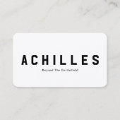 標準、3.5インチx 2.0インチ名刺 名刺 (裏面)